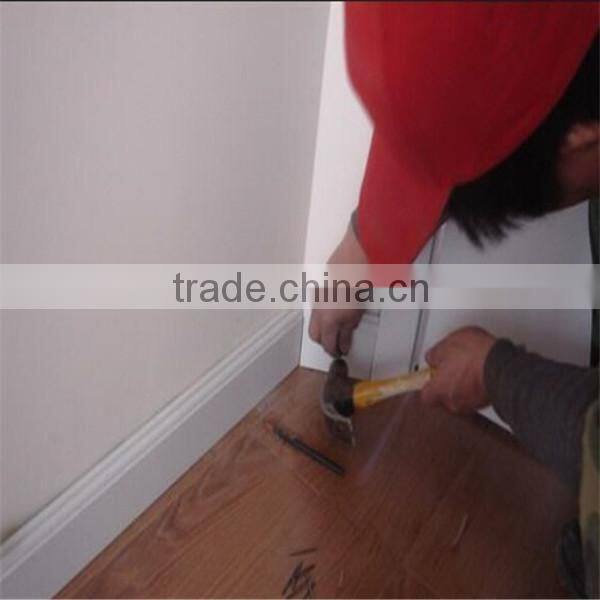 wooden color Plastic PVC Skirting Board