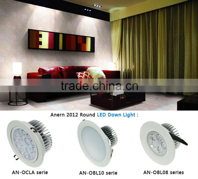High class recessed led down light 9W from China professional manufacturer