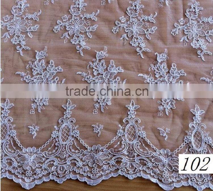 Newest style promotional cord laces fabric