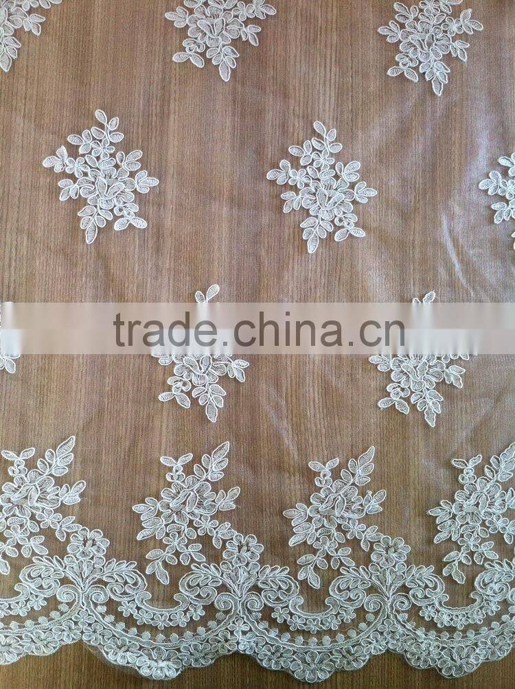 Newest Crazy Selling cord embroidery lace