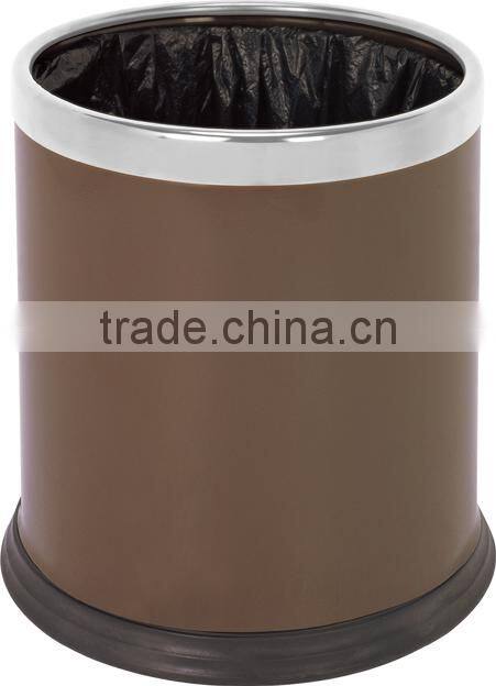 eco friendly trash can with painting, room trash can, antique trash can