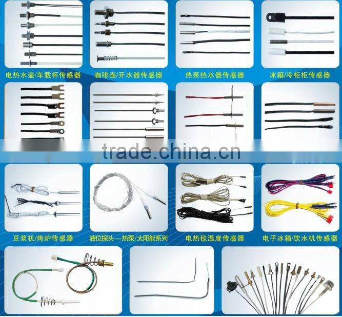 Screw type temperature sensor probe with 10k NTC thermistor