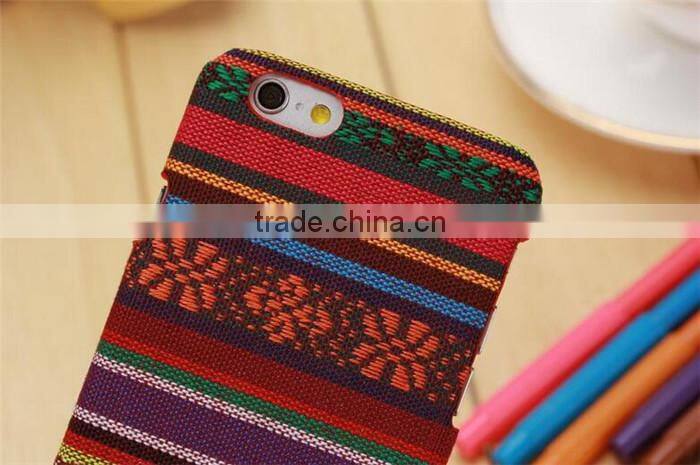 Canvas + PC Protective Shell Case for IPhone 6s 64gb Cell Phone Cover