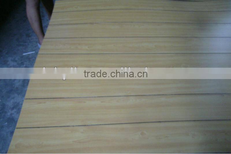 best price for grooved melamine mdf with 3-18MM from china