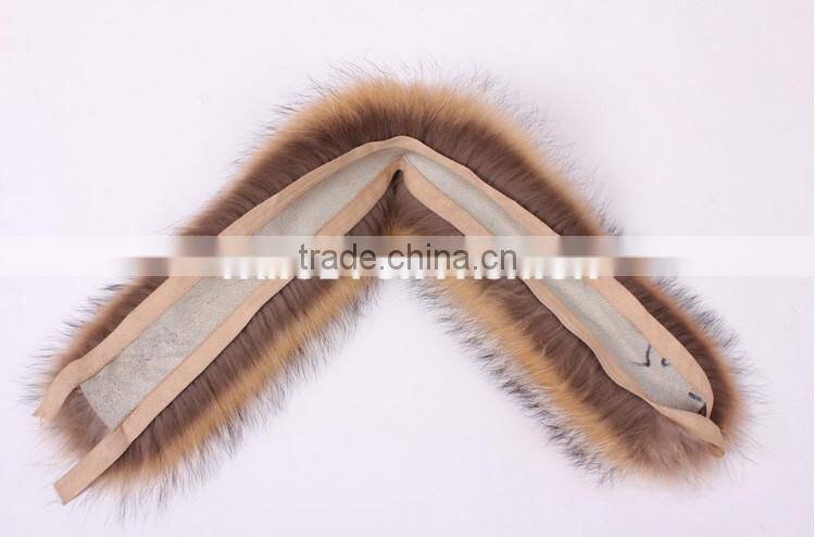 natural raccoon fur trim, trimming