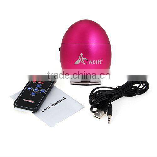 Ultra thin music mini subwoofer audio speaker factory support SD memory card fm radio function and new technology