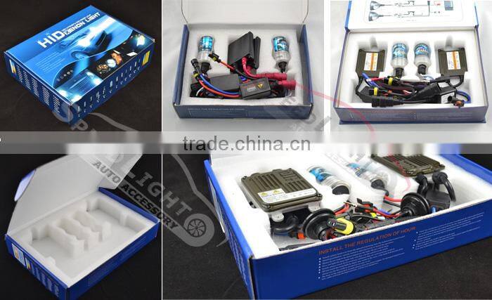 24 Months Warranty H1 H4 H7 H11 9005 9006 35W 55W Fast Bright HID Xenon Kit With Slim Ballast