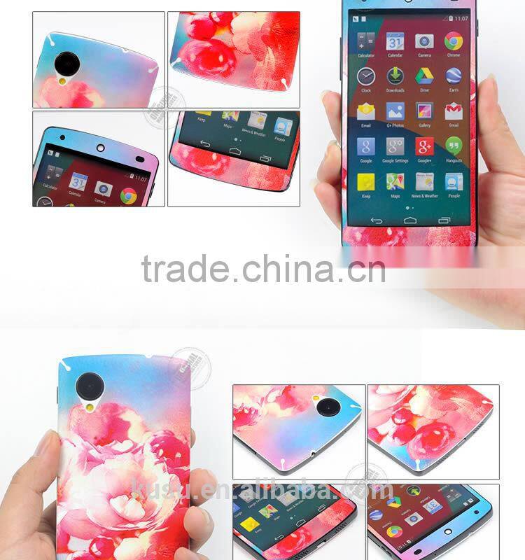 Hot sale vinyl skin 3m cell phone skins for google5