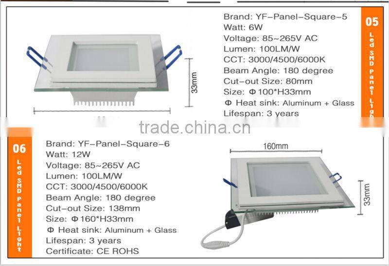 Square Round LED slim Panel Lighting Price,LED Panel Lighting