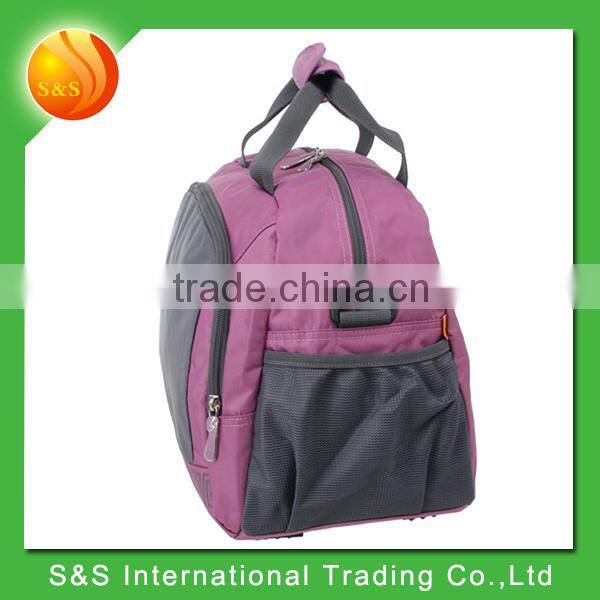 2015 New arrival nice quality outdoor sport travel duffel bag for lady
