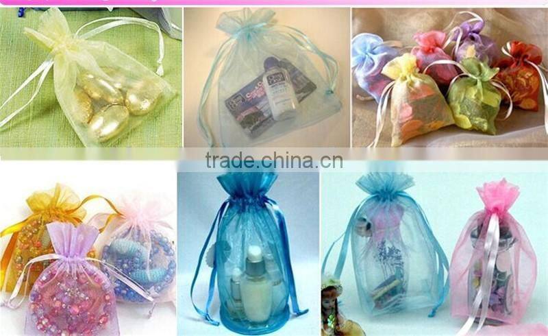 10x15cm purple 100 organza gift bags Wedding party Jewellery Storage Pouches