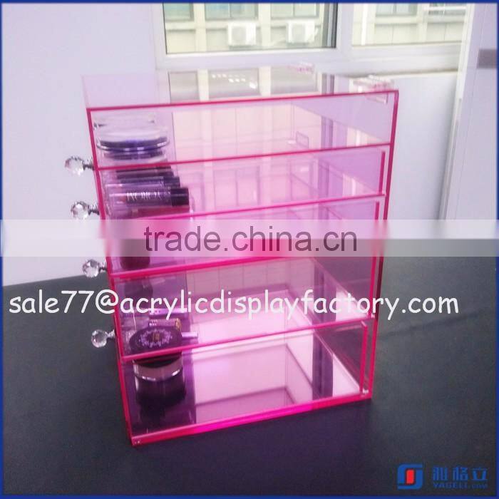 Wholesale morden custom acrylic makeup organizer /original mac cosmetics display