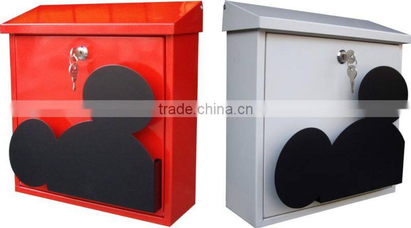 Foshan JHC-2060B Lovely Metal Mailbox /sheet metal letter boxes/antique letter box