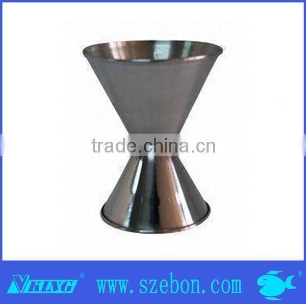 Hot sale stainless steel copper jigger double head jigger measuring cup for advanced bar