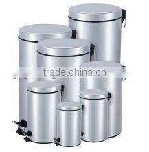 Compartment pedal Stainless steel dustbin