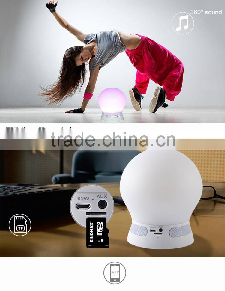 Factory Price Portable rechargeable speaker,professional speaker,portable speaker smart magic lamp