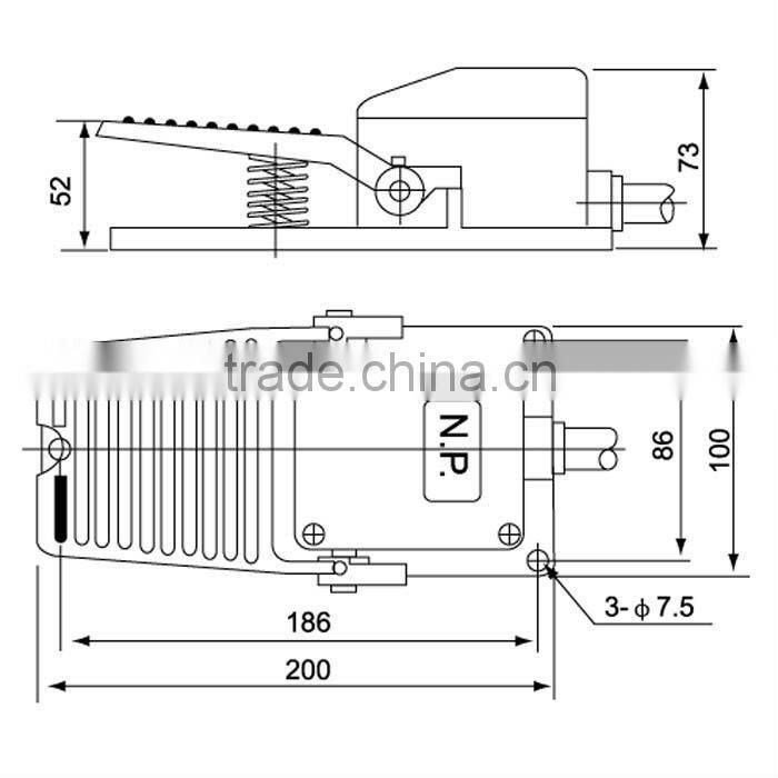 Foot Control Switch TFS 402