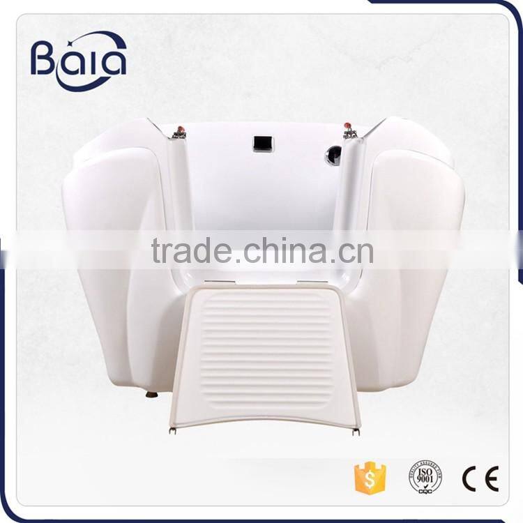 hot sale big dog bathtub with door and ladder