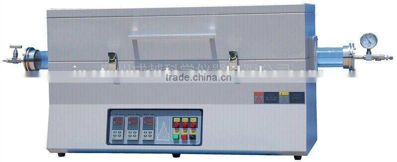 Laboratory annealing vacuum tube furnace 1200C horizontal vacuum tube furnace