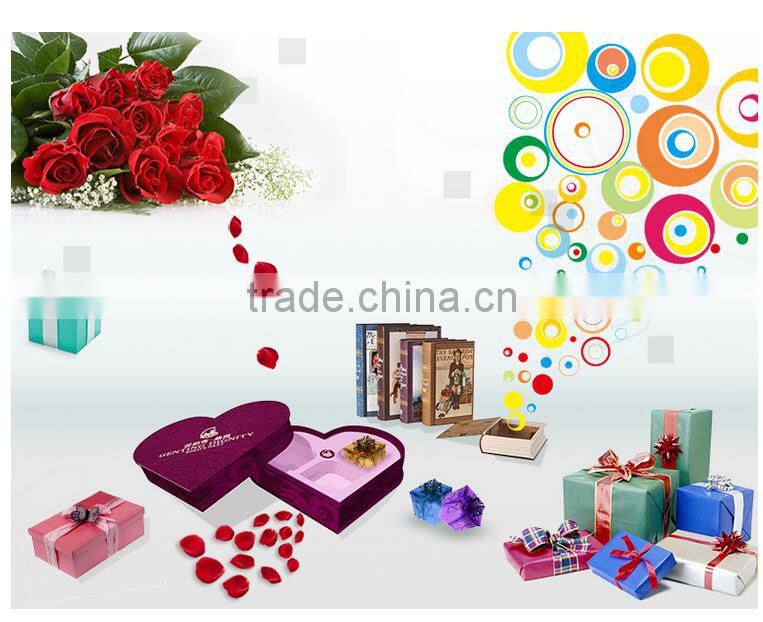 Custom Decorative Cardboard Homemade Chocolates Gift Boxes