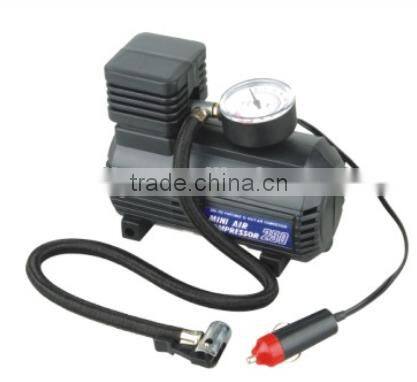 Bottom price zhejiang supplier portable dc 12v mini car air compressor high pressure