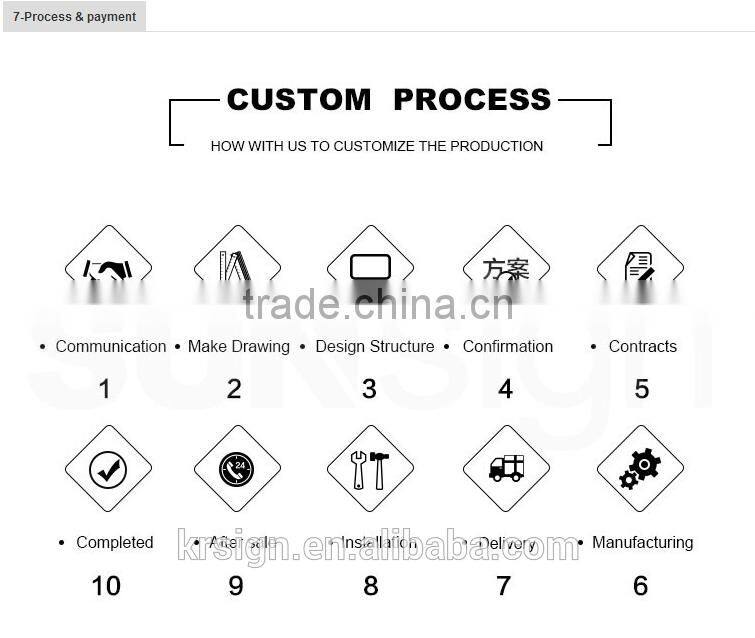 3d acrylic letter led sign alphabet letter