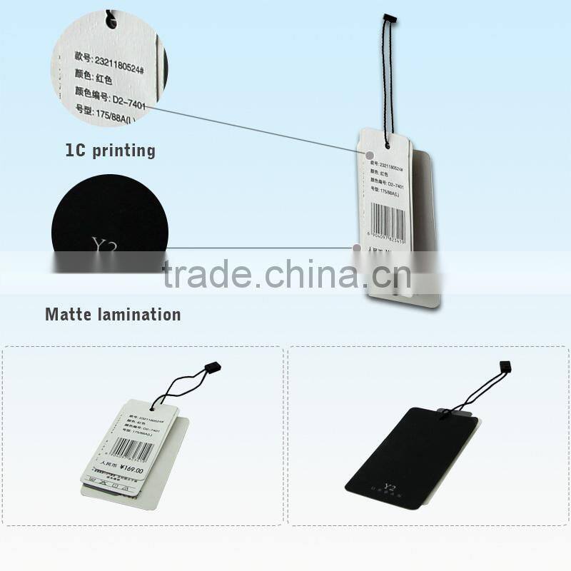 Garment Paper Hangtag with LOGO Printed