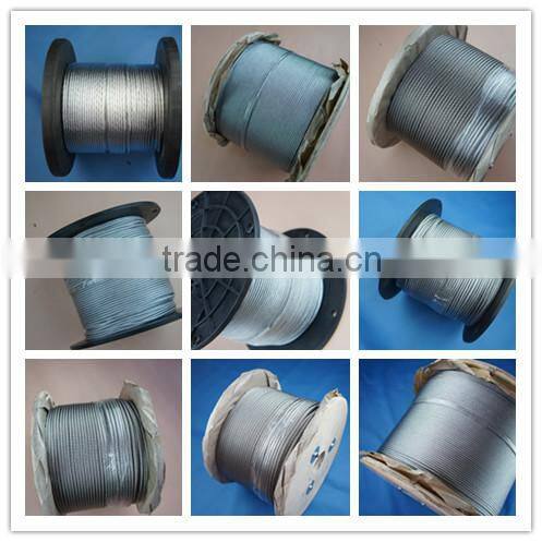 Galvanized steel cable 6x7