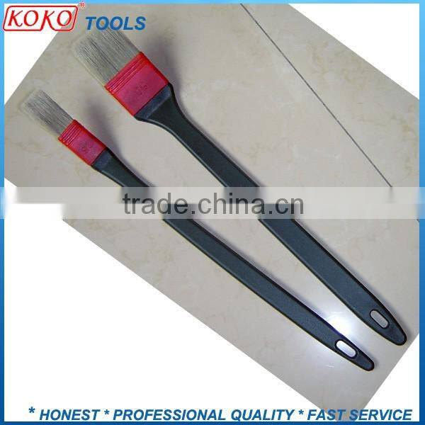 koko08 wooden handle acrylic bristles copper ferrule angle radiator paint brush