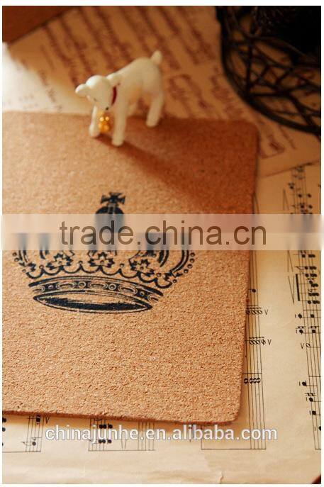 Fashion cork wood coasters for drinking