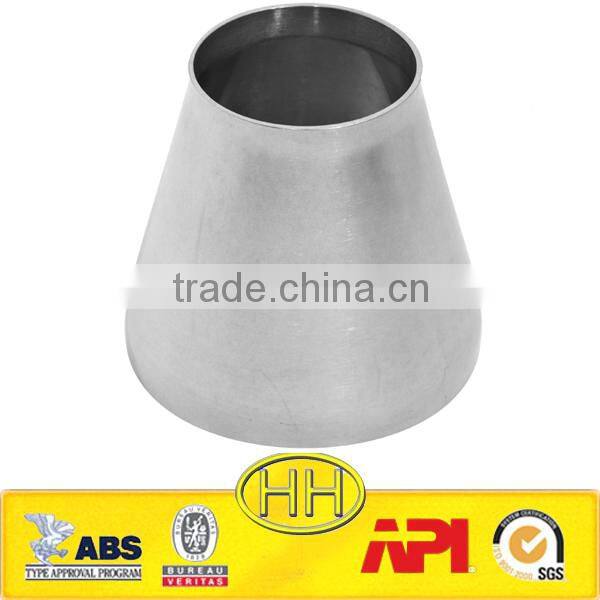 China stainless steel pipe con reducer