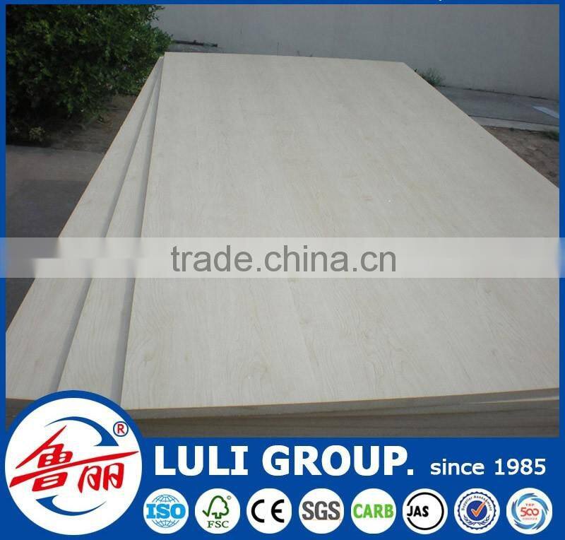 natural veneer coated MDF