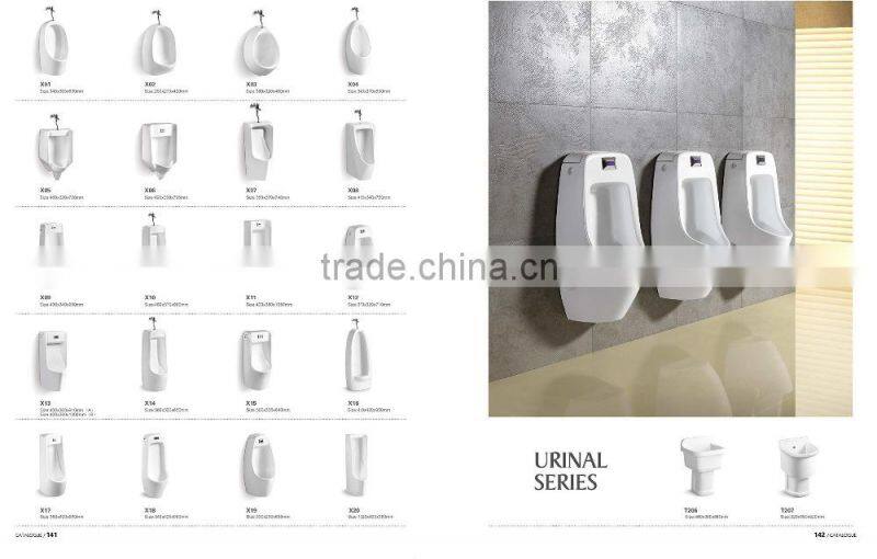 Floor Free Standing Flushing Back Spud Good Quality New Modern Bathroom Sanitary Ware Urinal for Men