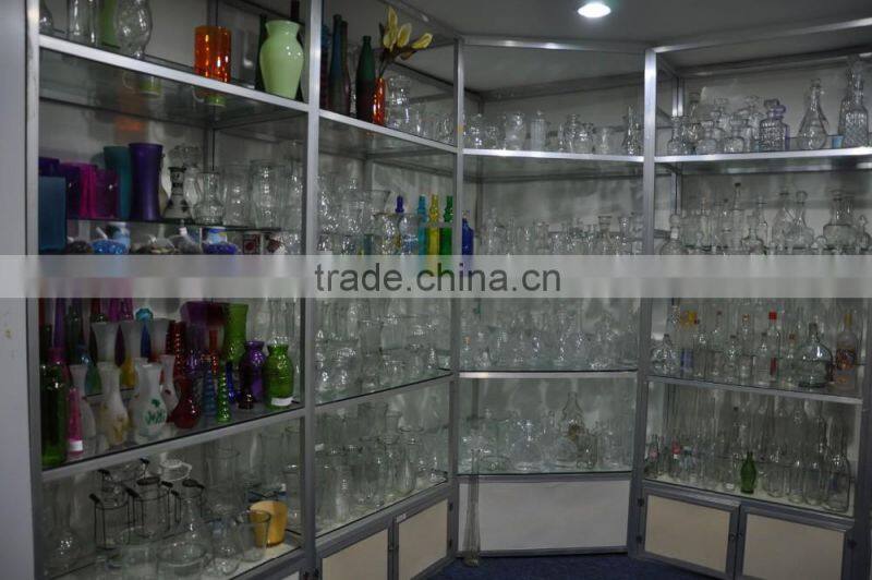 hot selling 600ml glass cafetiere with metal surface lid and handle