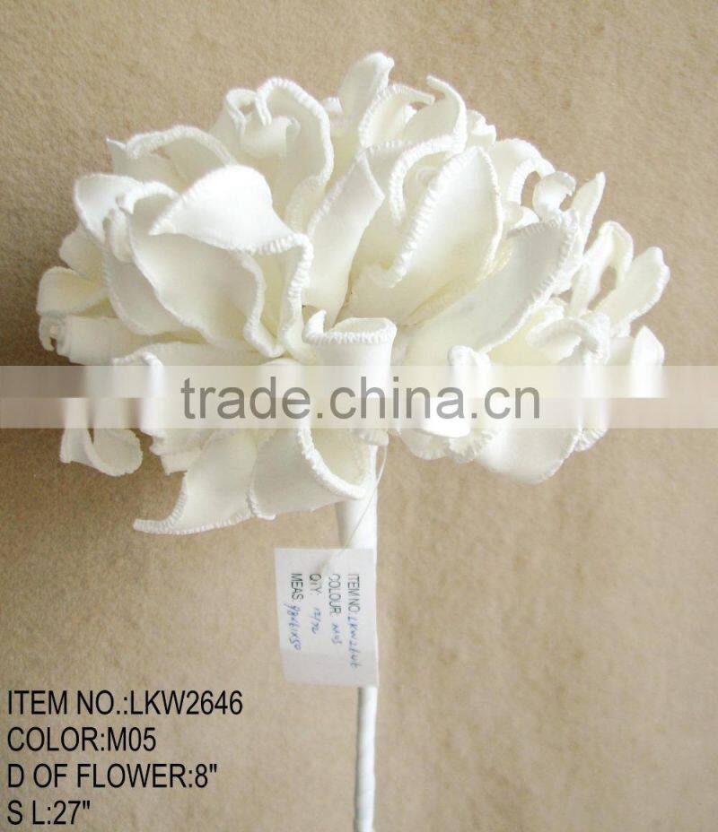 high quality artificial faux single head flowers with realistic-looking twigs popular corner decorative flowers