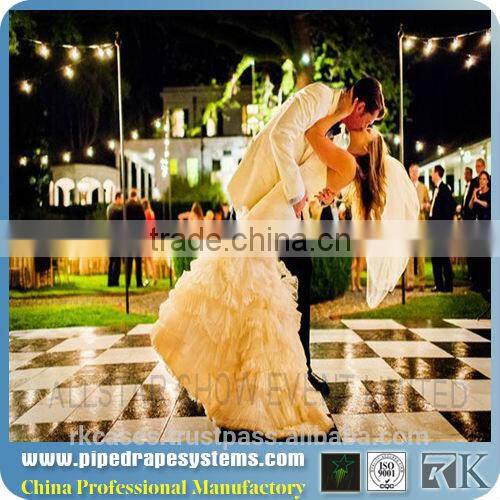 Hot sale plastic dance floor for dance party and wedding