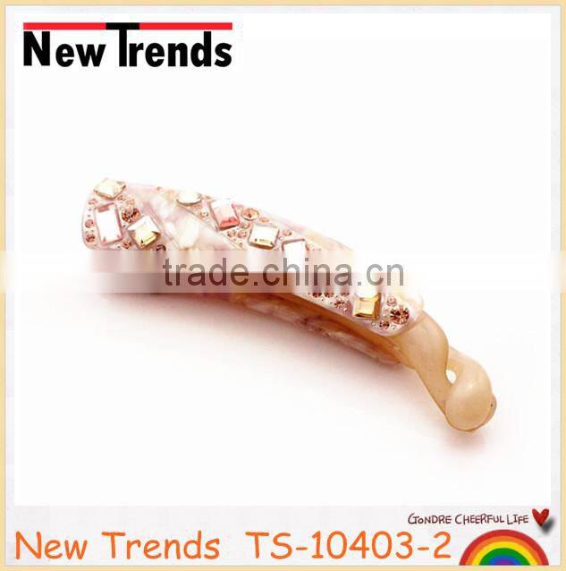 Latest design fancy hair barrettes for thick hair
