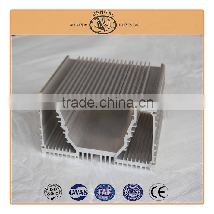 LED Light Radiator Aluminum Extrusion Products , Alloy for Aluminum Radiator