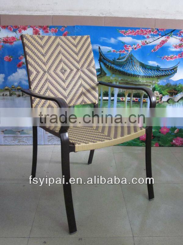 antique high back rattan hotel chair YC302