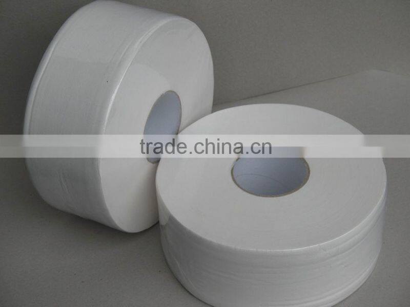 Factory customized pulp (virgin or recycled) jumbo toilet paper on roll