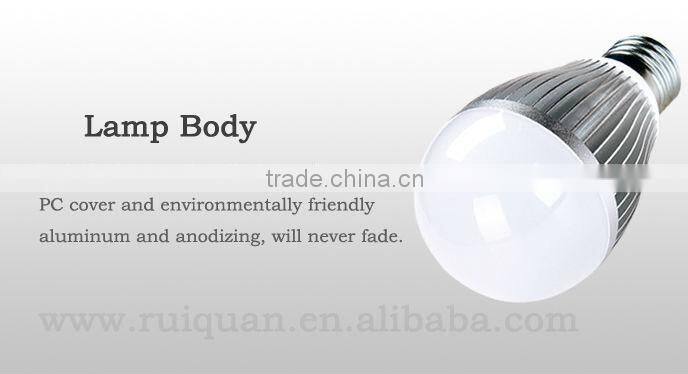 high output lumen 5W led light bulb e27 with CE&ROHS