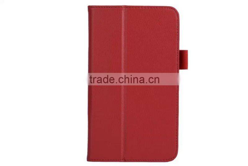 Magnetic Folio Stand Flip Leather Case for HP Steam 7