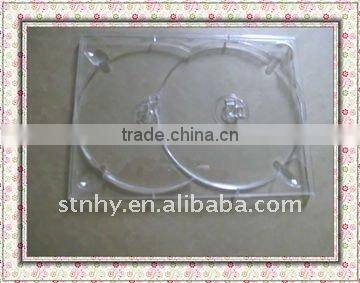 7mm Clear double-sided DVD tray