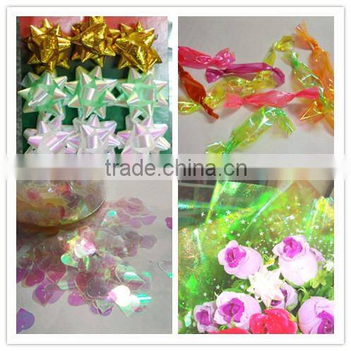 Embossed Iridescent Film Laminated With Paper