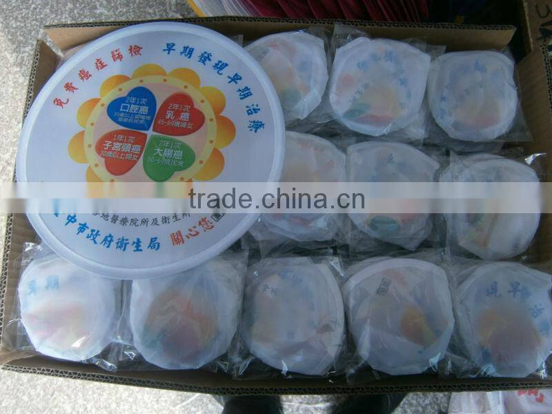 Nylon foldable hand fans folding fans logo printing