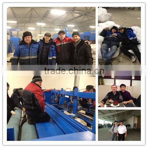 Needle punching machine, needle punched felt making machine, needle punching