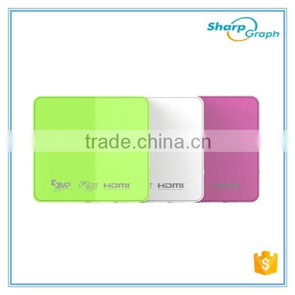 In Stock!!! 2016 UNIC Mini Full HD DLP HDMI Projector UC50 Pico 3D LED Projeksiyon Proyector Screen