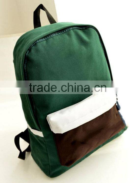 2015 College Popular Canvas girls Backpack