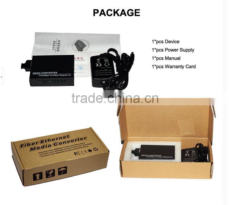 oem fiber media converter