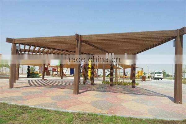 recycled backyard outside hollow composite wood decking wpc decking outdoor gazebo garden tent